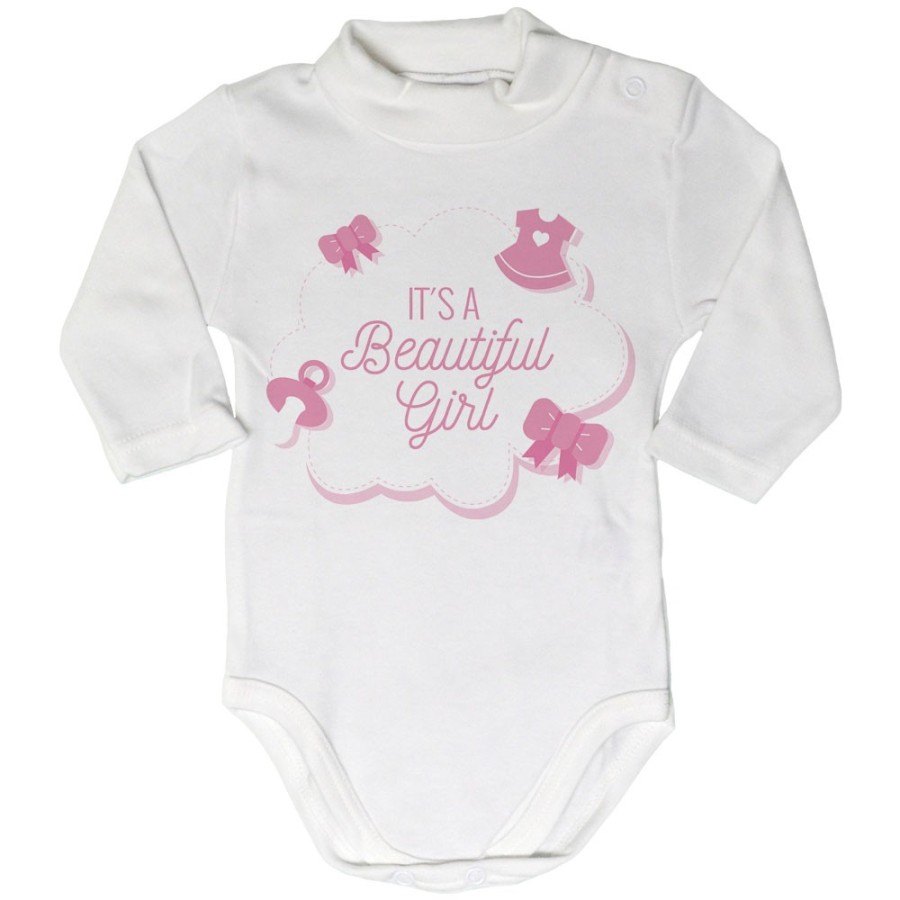 Body lupetto neonato it's a beautiful boy beautiful girl  Divertenti