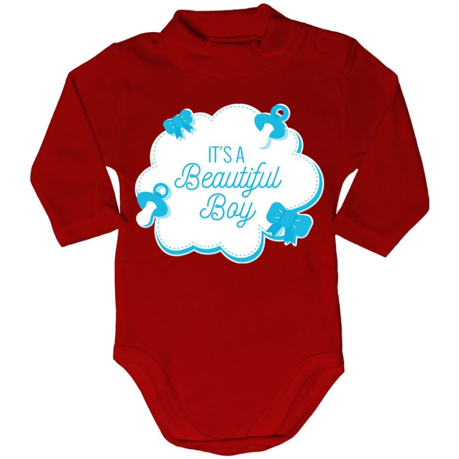 Body lupetto neonato it's a beautiful boy beautiful girl  Divertenti