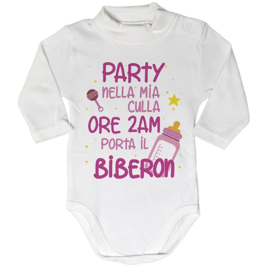 Body lupetto neonato party nella mia culla Divertenti