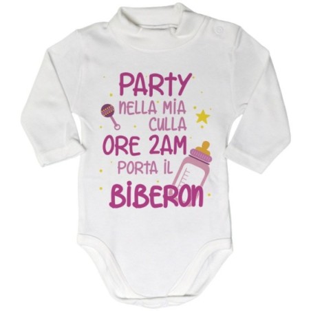 Body lupetto neonato party nella mia culla