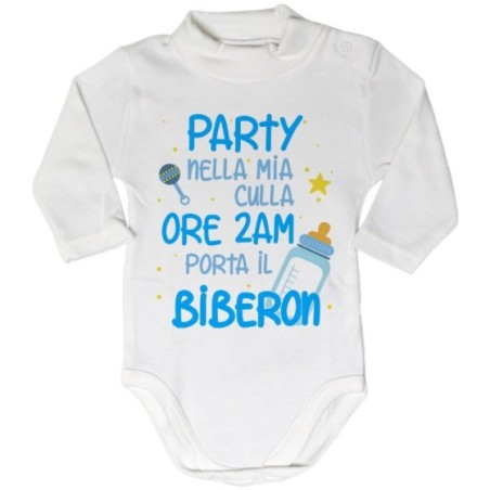 Body lupetto neonato party nella mia culla Divertenti