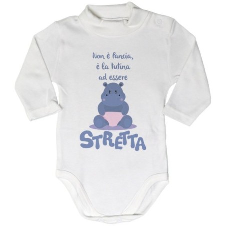 Body lupetto neonato non è pancia è la tutina ad essere...