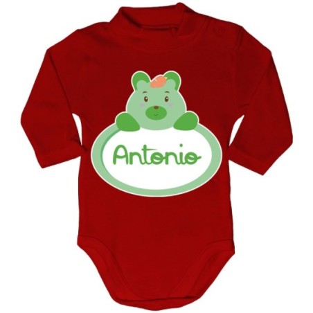 Body lupetto neonato personalizzato con nome castoro Divertenti