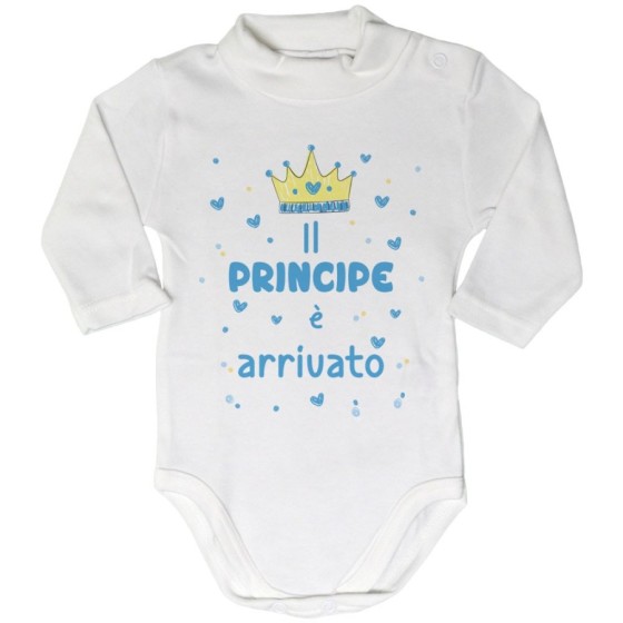 Body lupetto neonato il principe è arrivato Divertenti