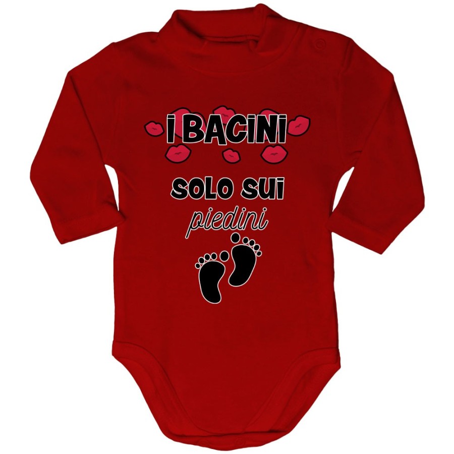Body lupetto neonato i bacini solo sui piedini Divertenti