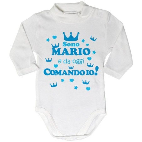 Body lupetto neonato personalizzato con nome da oggi...