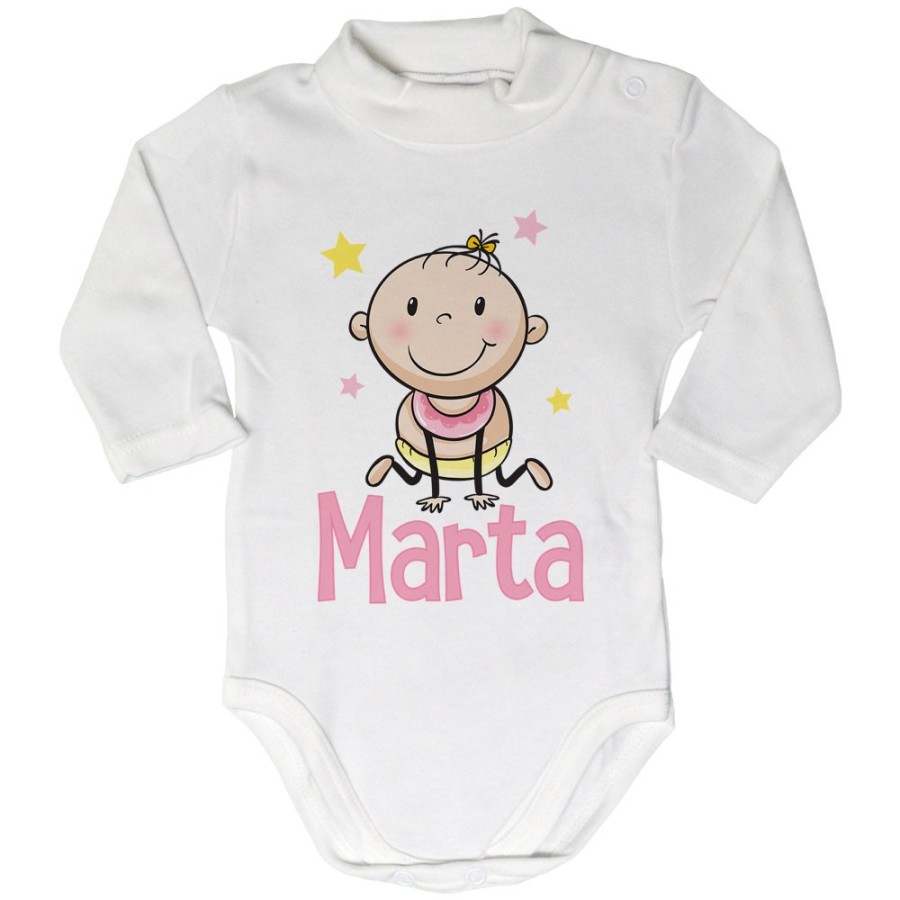 Body lupetto neonato personalizzato con nome bimbo bimba stellare Divertenti