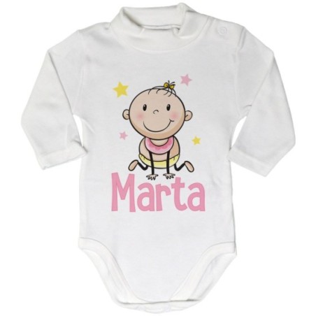 Body lupetto neonato personalizzato con nome bimbo bimba...