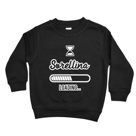Felpa bambino fratellino sorellina loading Per la famiglia