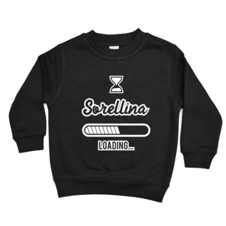 Felpa bambino fratellino sorellina loading