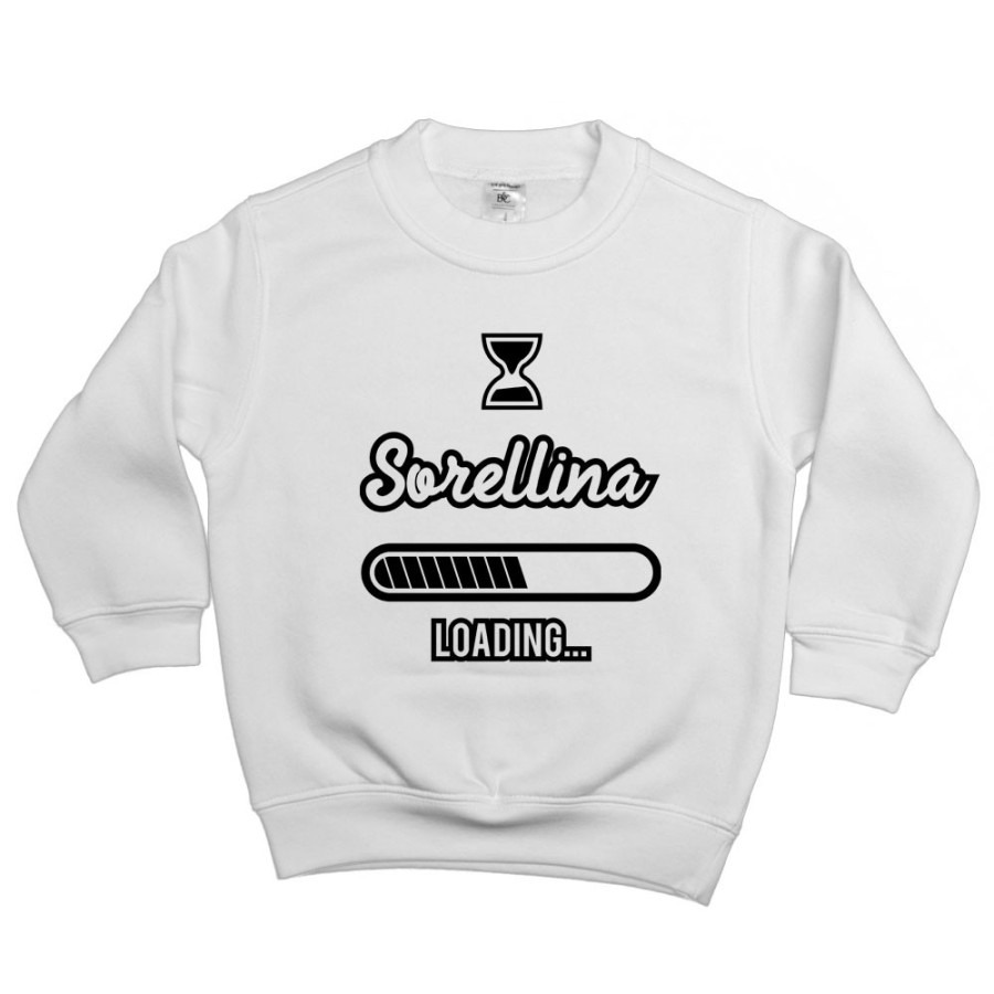 Felpa bambino fratellino sorellina loading Per la famiglia