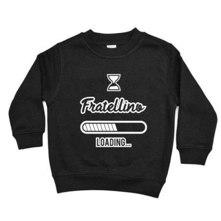 Felpa bambino fratellino sorellina loading Per la famiglia