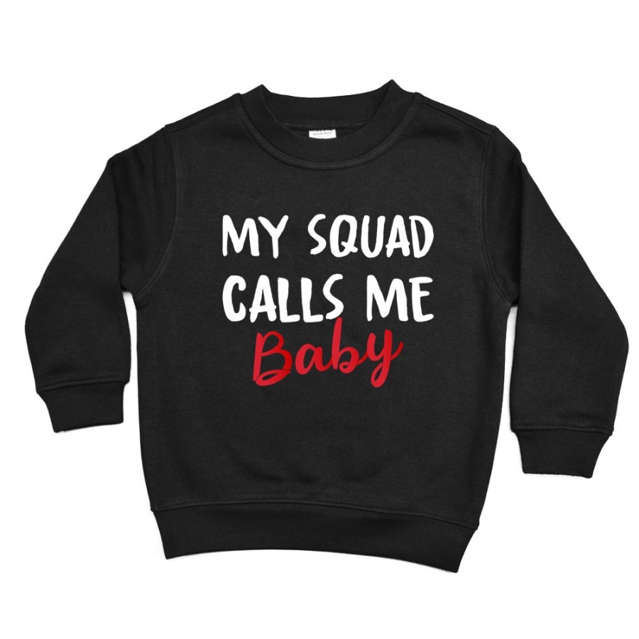 Felpa bambino my squad calls me baby Per la famiglia