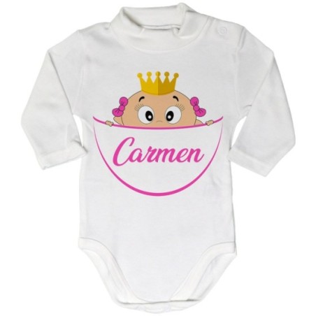 Body lupetto neonato personalizzato con nome bimbo bimba...