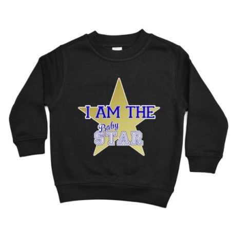 Felpa bambina i am the baby star Per la famiglia