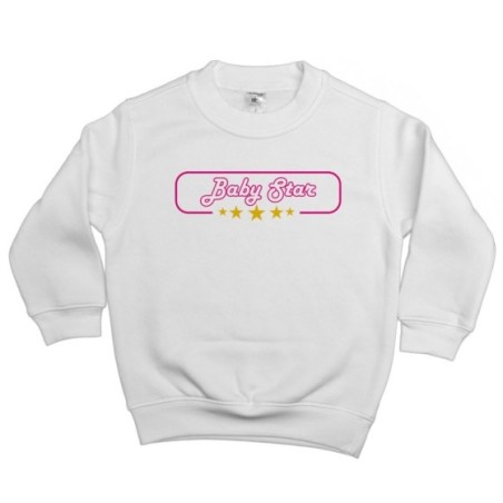 Felpa bambina baby star Per la famiglia