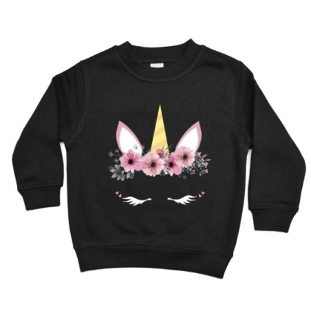 Felpa bambina colorful unicorn Per la famiglia