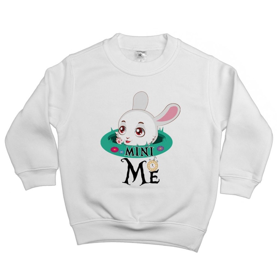 Felpa bambino mini me bianconiglio Per la famiglia
