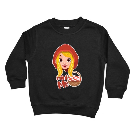 Felpa bambina mini me cappuccetto rosso Per la famiglia