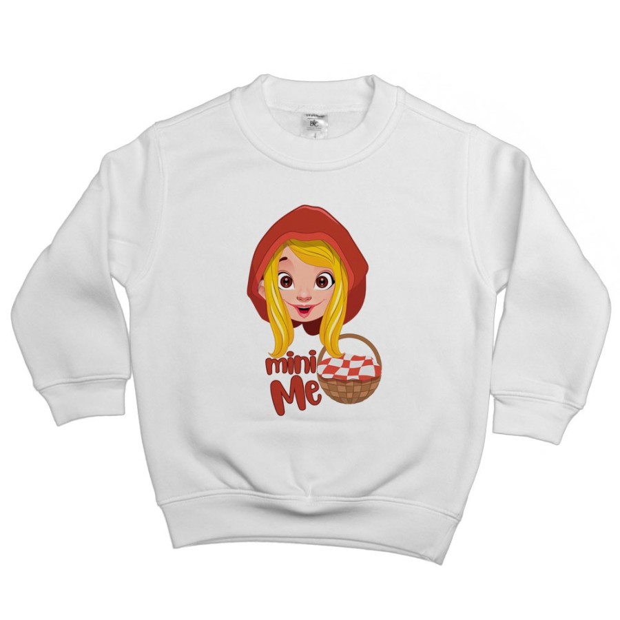 Felpa bambina mini me cappuccetto rosso Per la famiglia