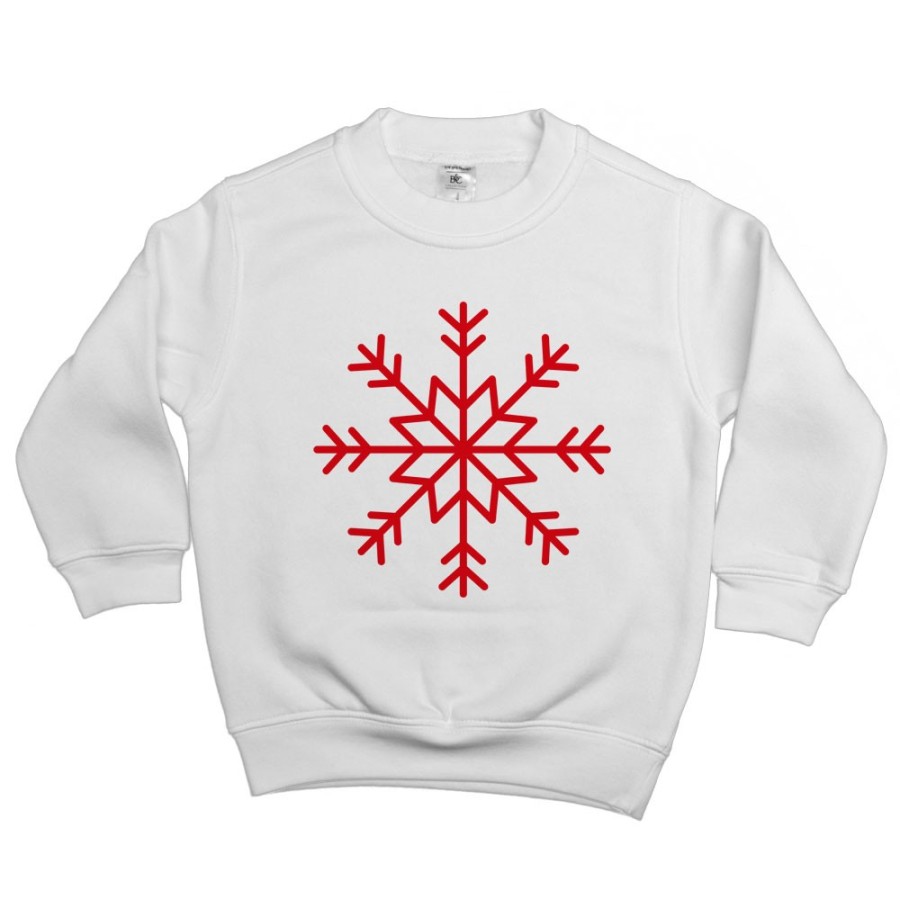 Felpa bambino fiocco di neve Natale
