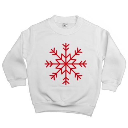 Felpa bambino fiocco di neve