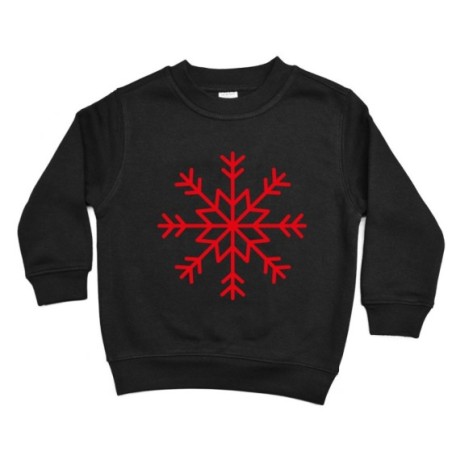 Felpa bambino fiocco di neve Natale