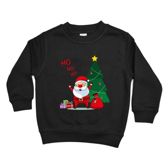 Felpa bambino personalizzabile con nomeho ho ho babbo natale Natale