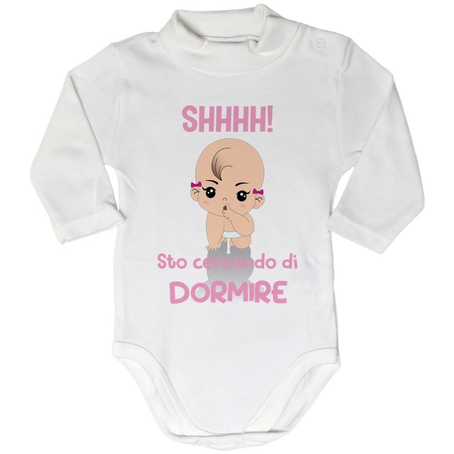 Body lupetto neonato shhhh sto cercando di dormire Divertenti