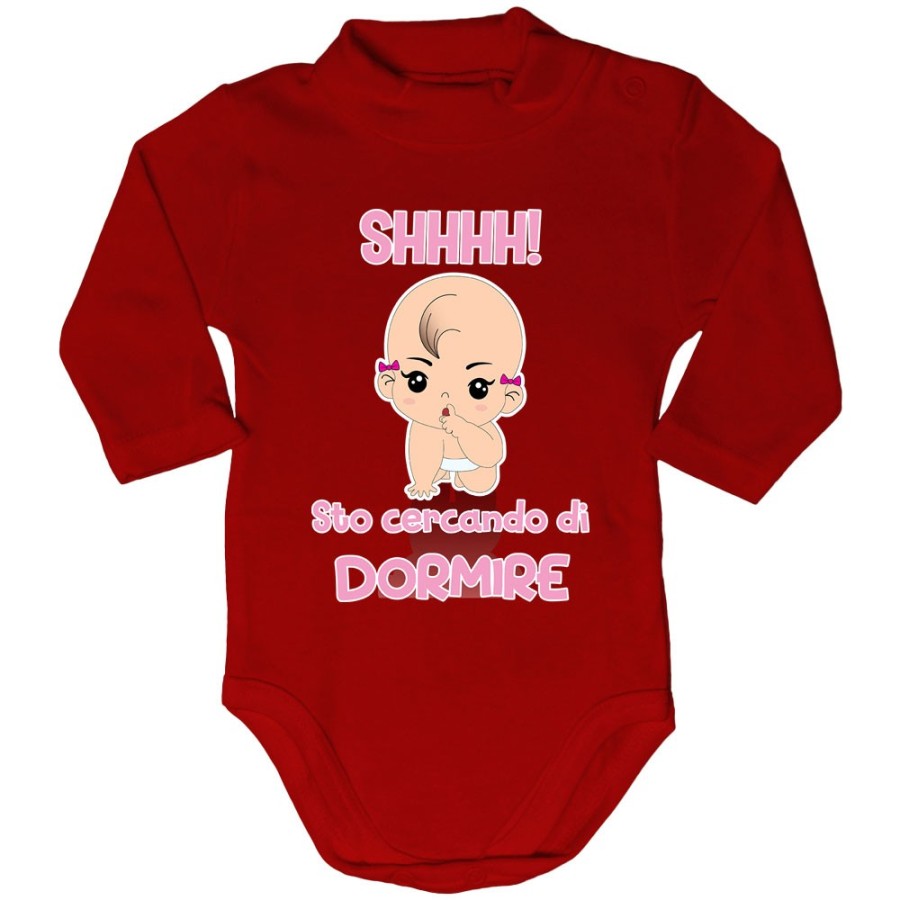 Body lupetto neonato shhhh sto cercando di dormire Divertenti
