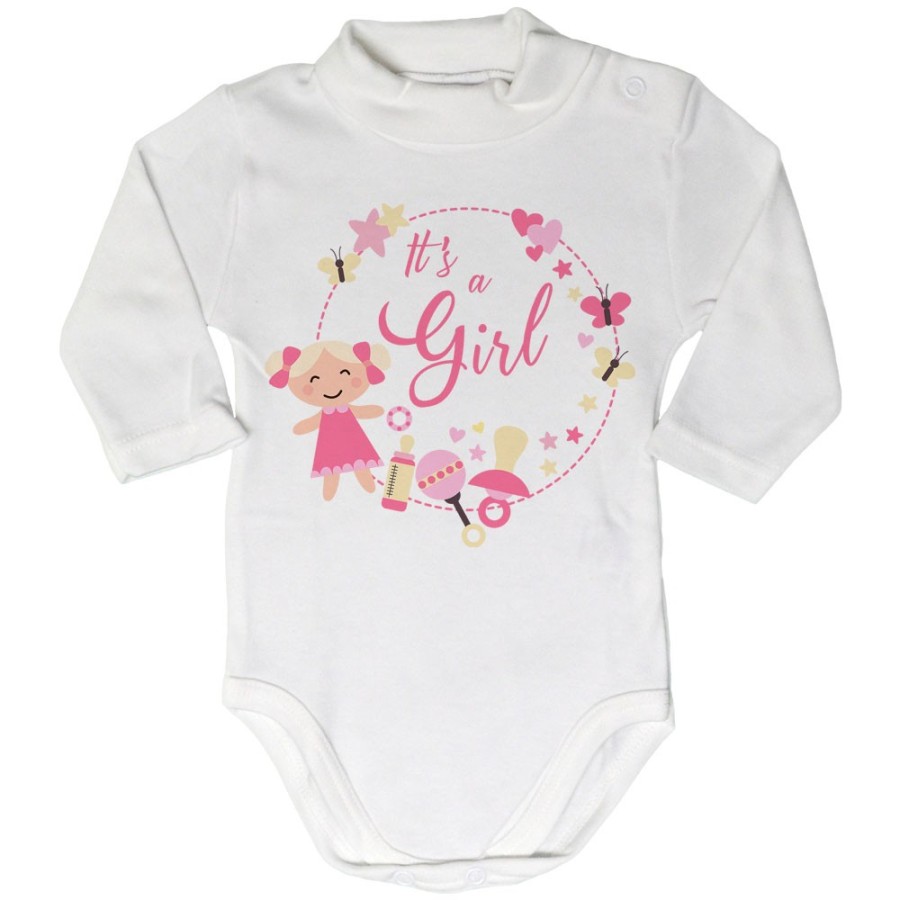 Body lupetto neonata it's a girl Divertenti