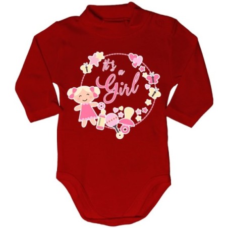 Body lupetto neonata it's a girl Divertenti