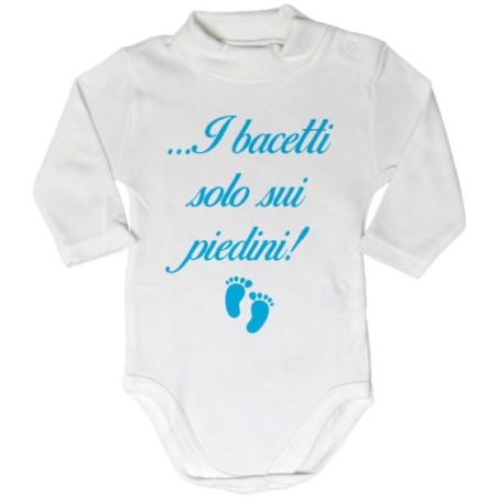 Body lupetto neonato i bacetti solo sui piedini!