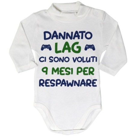 Body lupetto neonato dannato lag ci sono voluti 9 mesi...