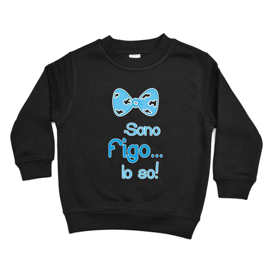 Felpa bambino sono figo lo so Divertenti