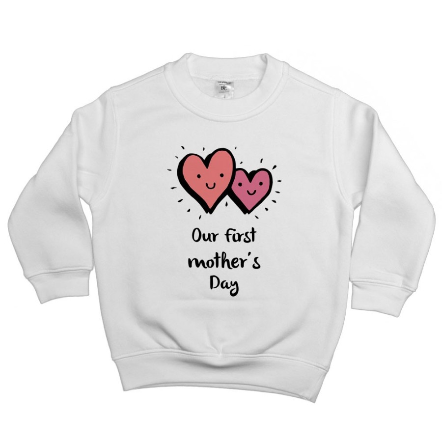 Felpa bambino our first mom's day Per la mamma