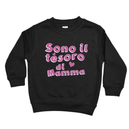 Felpa bambino sono il tesoro di mamma