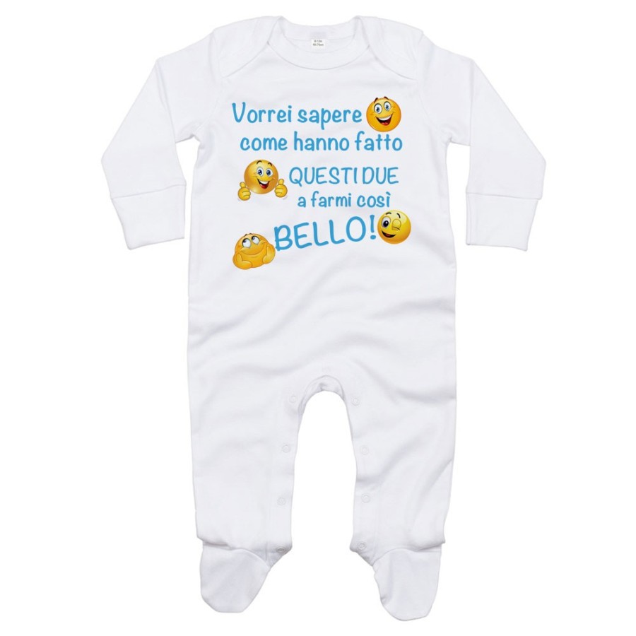 Tutina neonato vorrei sapere come hanno fatto questi due a farmi così bello Divertenti