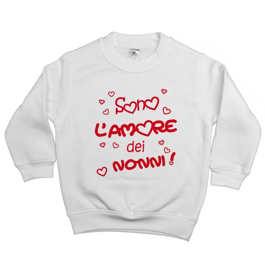 Felpa bambino personalizzabile con nome sono l'amore del nonno dei nonni Per i nonni