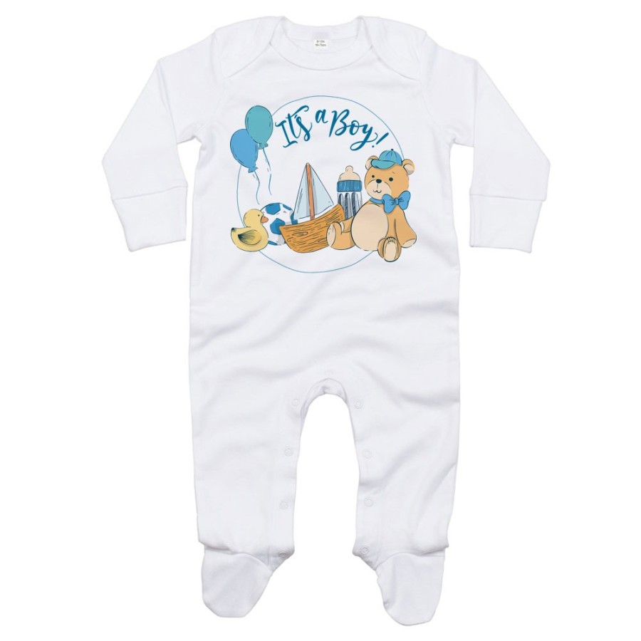 Tutina neonato it's a boy Divertenti