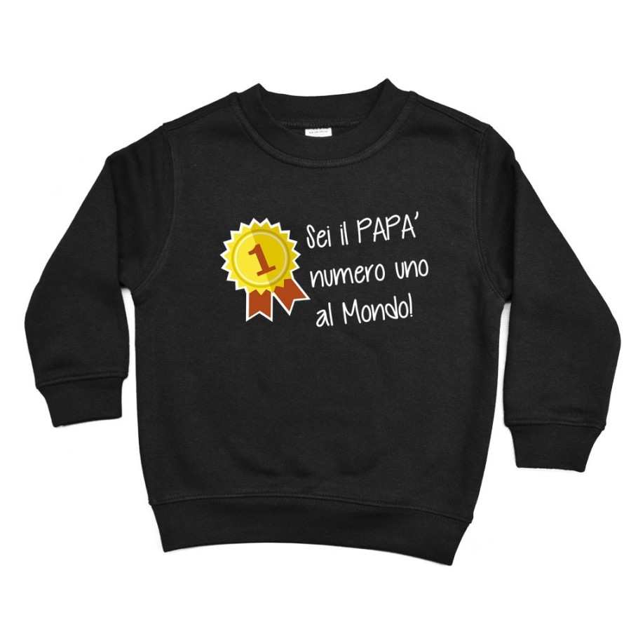 Felpa bambino sei il papà numero uno al mondo Per il papà