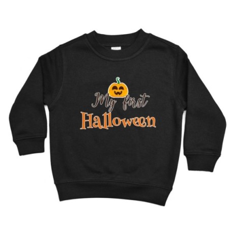 Felpa bambino my first halloween con zucca