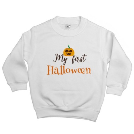 Felpa bambino my first halloween con zucca Halloween