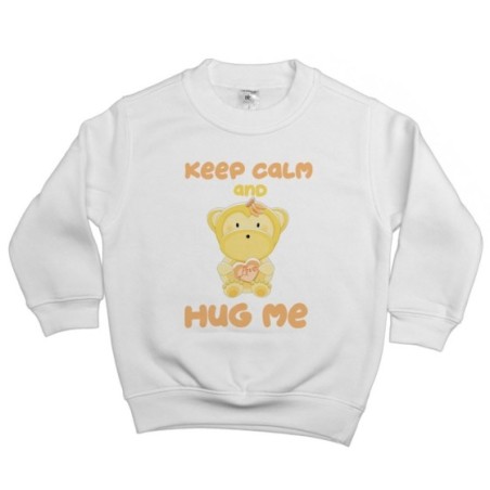 Felpa bambino keep calm and hug me