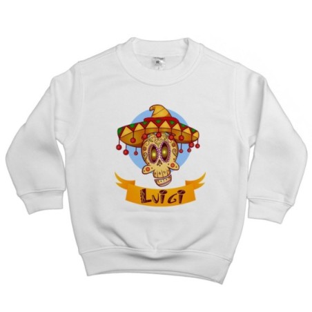 Felpa bambino personalizzata con nome sombrero Divertenti