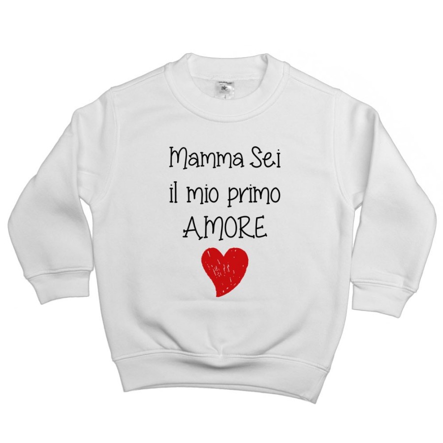 Felpa bambino mamma sei il mio primo amore Per la mamma