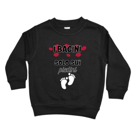 Felpa bambino i bacini solo sui piedini Divertenti