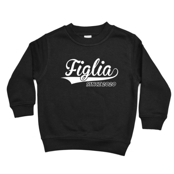 Felpa bambino personalizzato con anno figlio figlia since Per la famiglia
