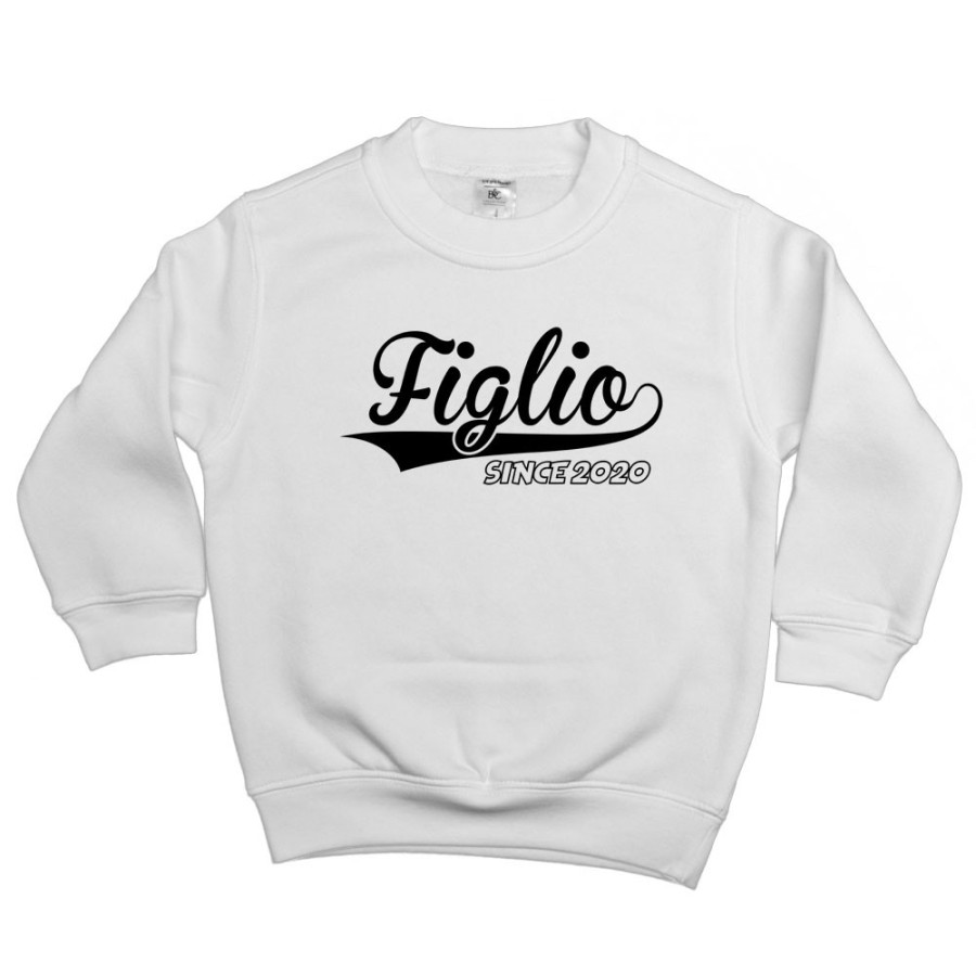 Felpa bambino personalizzato con anno figlio figlia since Per la famiglia