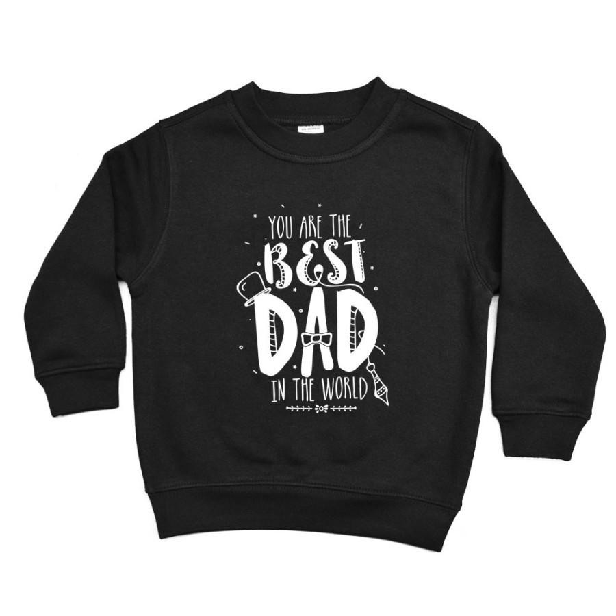 Felpa bambino the best dad in the world Per il papà